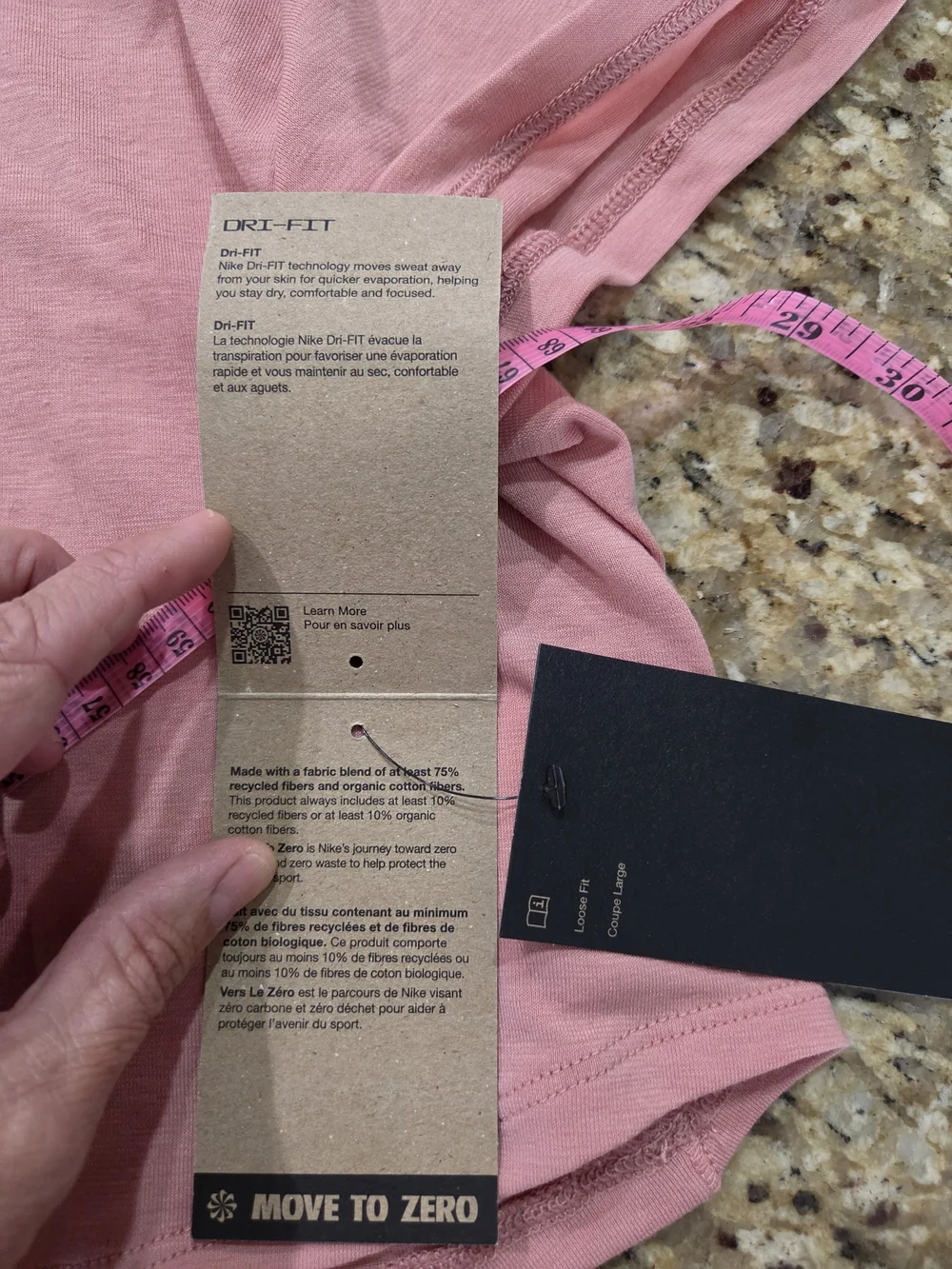 Nike Women's Dusty Rose Short-Sleeve Crewneck Tee